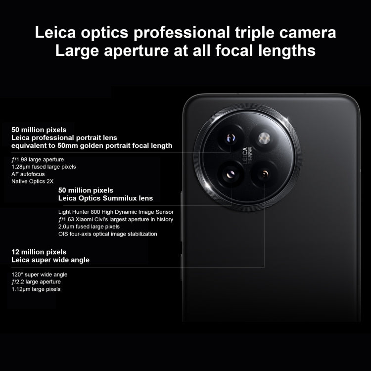 Xiaomi Civi 4 Pro, 12GB+256GB,  6.55 inch Xiaomi HyperOS Snapdragon 8s Gen 3 Octa Core 4nm up to 3.0GHz, NFC, Network: 5G(Green)