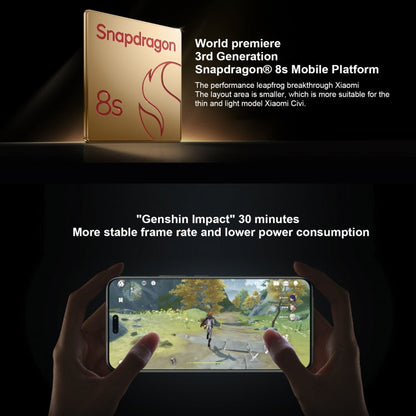 Xiaomi Civi 4 Pro, 16GB+512GB,  6.55 inch Xiaomi HyperOS Snapdragon 8s Gen 3 Octa Core 4nm up to 3.0GHz, NFC, Network: 5G(Pink)