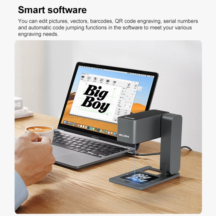 Daja C1 Portable 10W 0.05mm Engraving  Laser Machine, UK Plug