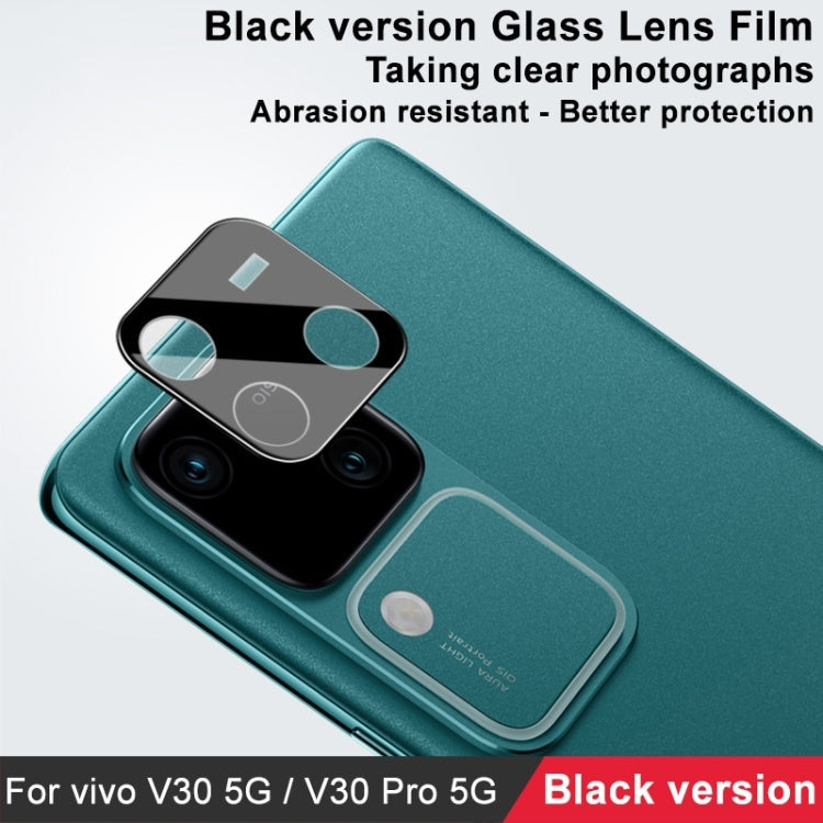 Pour vivo S18 5G / S18 Pro 5G Film de protection en verre pour objectif de caméra arrière IMAK Version noire