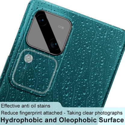 Pour vivo S18 5G / S18 Pro 5G Film de protection en verre pour objectif de caméra arrière IMAK Version noire