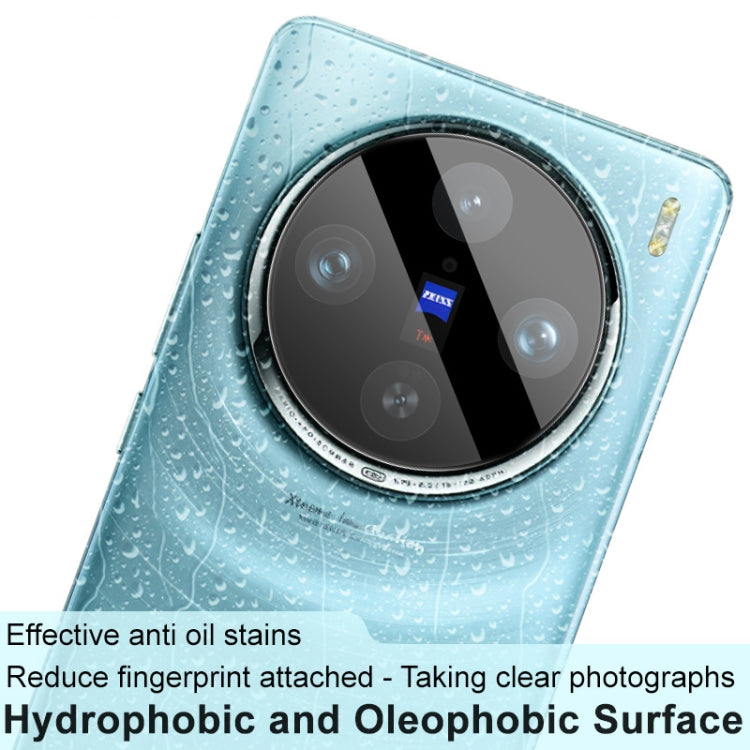 For vivo X100 Pro 5G IMAK Rear Camera Lens Glass Film Black Version