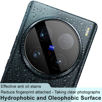 For vivo X100 Ultra 5G IMAK Rear Camera Lens Glass Film Black Version
