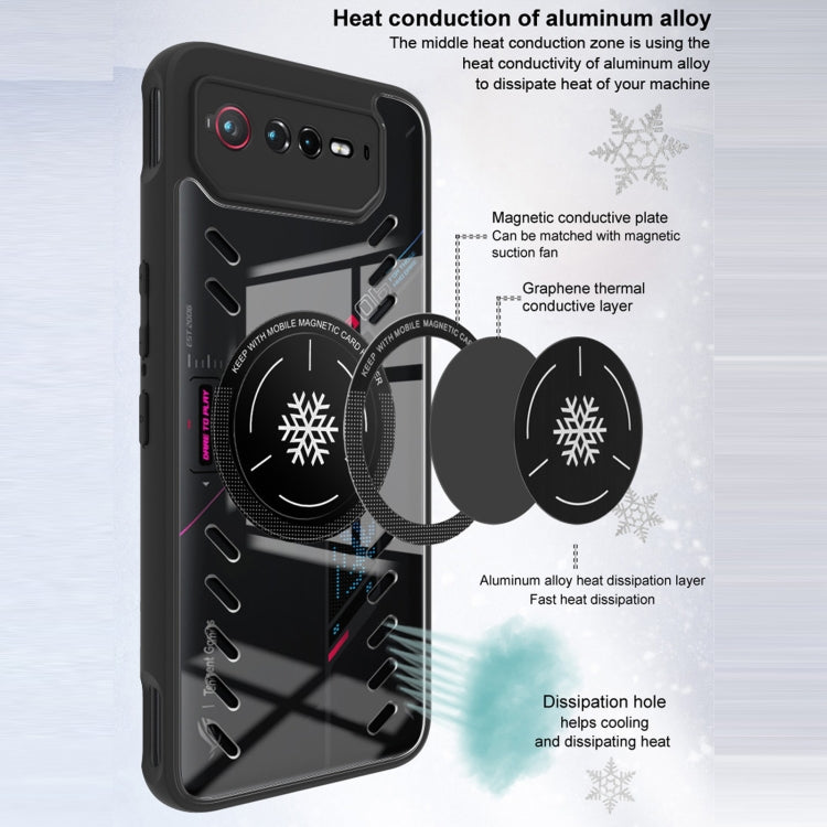 For Asus ROG Phone 6 / 6 Pro / 6D imak UX-9A Series Four-corner Airbag Shockproof Heat Dissipation Phone Case
