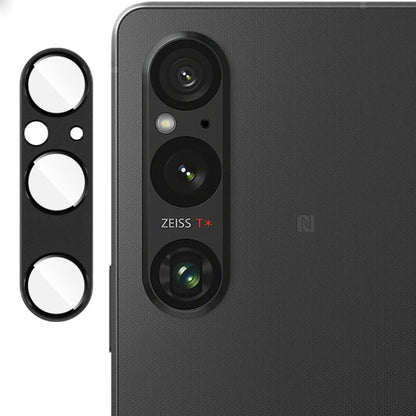 For Sony Xperia 1 V IMAK Metal Armor Premium Camera Protector Film(Black)