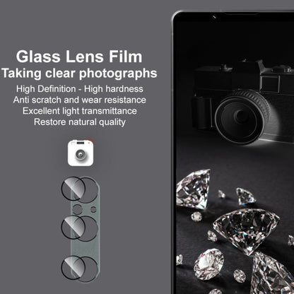 For Sony Xperia 1 V IMAK Metal Armor Premium Camera Protector Film(Black)