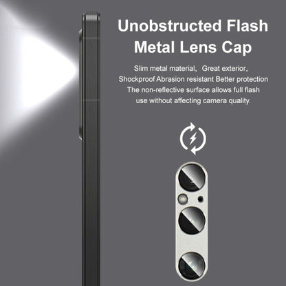 For Sony Xperia 1 V IMAK Metal Armor Premium Camera Protector Film(Black)