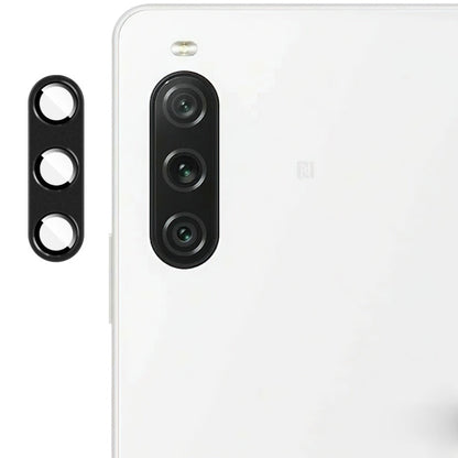For Sony Xperia 10 V IMAK Metal Armor Premium Camera Protector Film(Black)