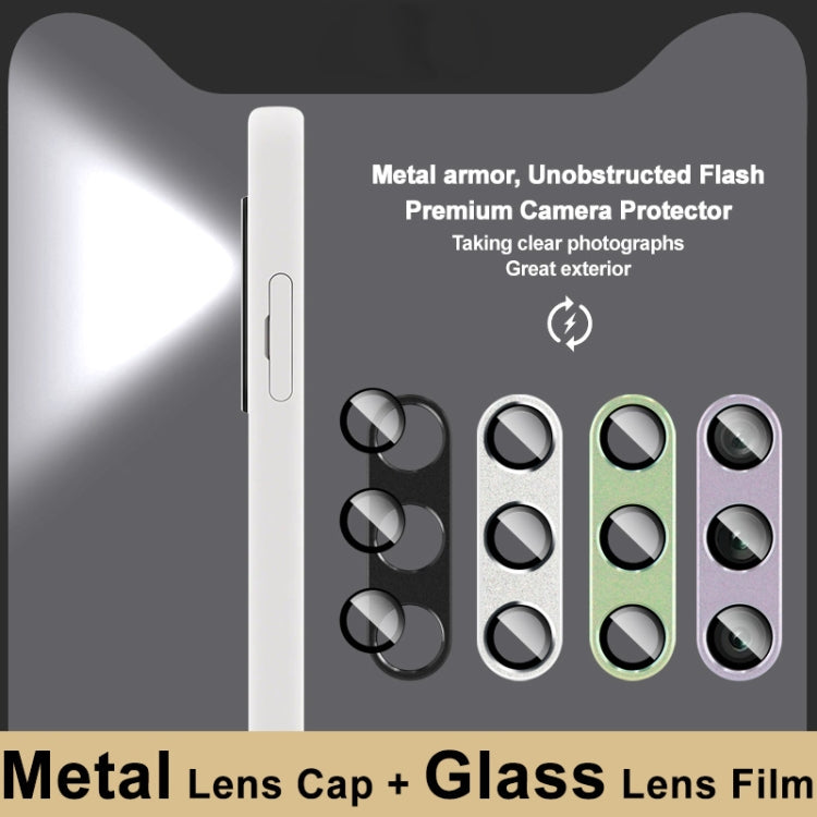 For Sony Xperia 10 V IMAK Metal Armor Premium Camera Protector Film(Black)