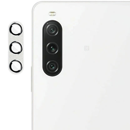 For Sony Xperia 10 V IMAK Metal Armor Premium Camera Protector Film(Silver)