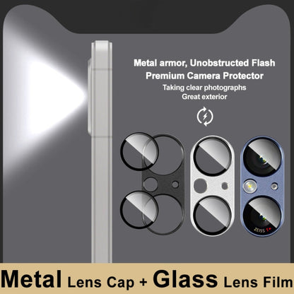 For Sony Xperia 5 V IMAK Metal Armor Premium Camera Protector Film(Silver)