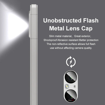 For Sony Xperia 5 V IMAK Metal Armor Premium Camera Protector Film(Silver)