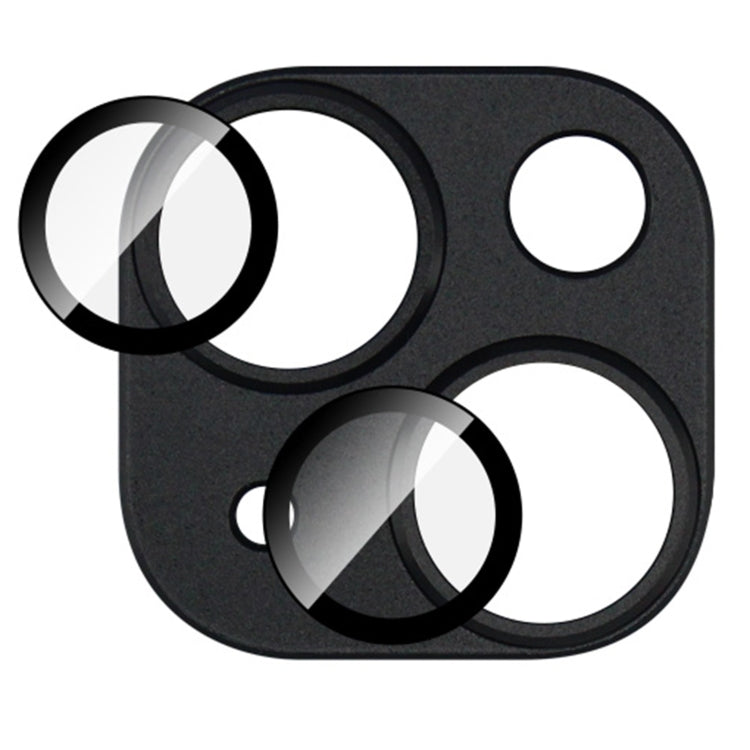 For iPhone 15 / 15 Plus IMAK Metal Armor Premium Camera Protector Film(Black)