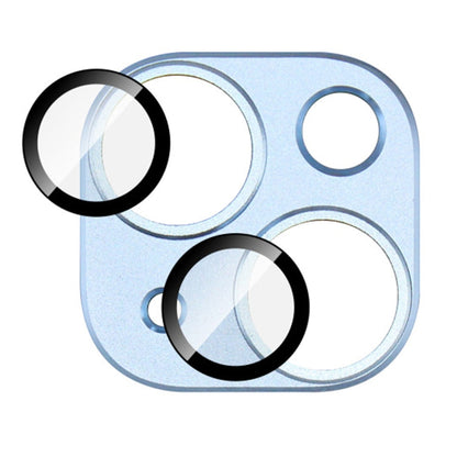 For iPhone 15 / 15 Plus IMAK Metal Armor Premium Camera Protector Film(Blue)