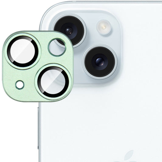 For iPhone 15 / 15 Plus IMAK Metal Armor Premium Camera Protector Film(Green)