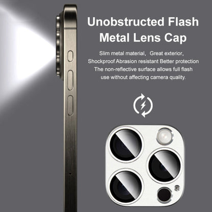 For iPhone 15 Pro Max / 15 Pro IMAK Metal Armor Premium Camera Protector Film(Blue)