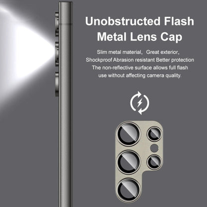 For Samsung Galaxy S24 Ultra 5G IMAK Metal Armor Premium Camera Protector Film(Yellow)