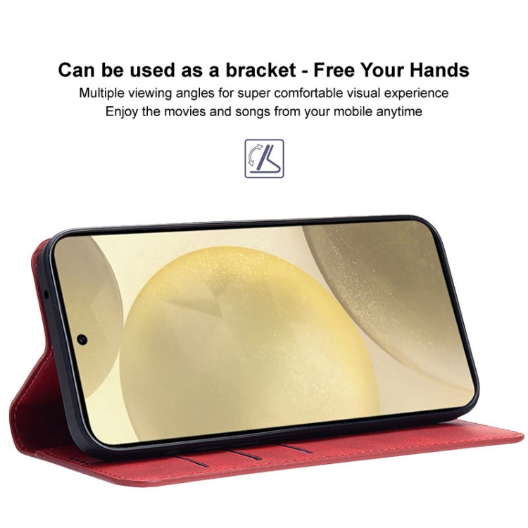 For Samsung Galaxy A55 5G IMAK Count Series Flip Leather Phone Case(Red)