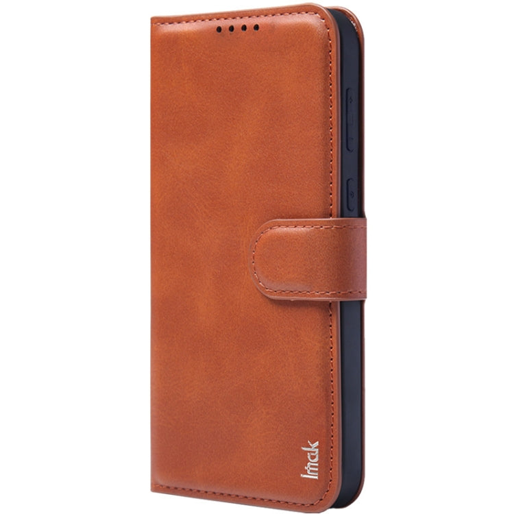 For Samsung Galaxy A55 5G IMAK Count Series Flip Leather Phone Case(Brown)