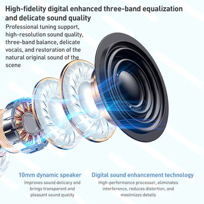 ZGA Symphony GS09S Air Conduction TWS Bluetooth Earphone(White)