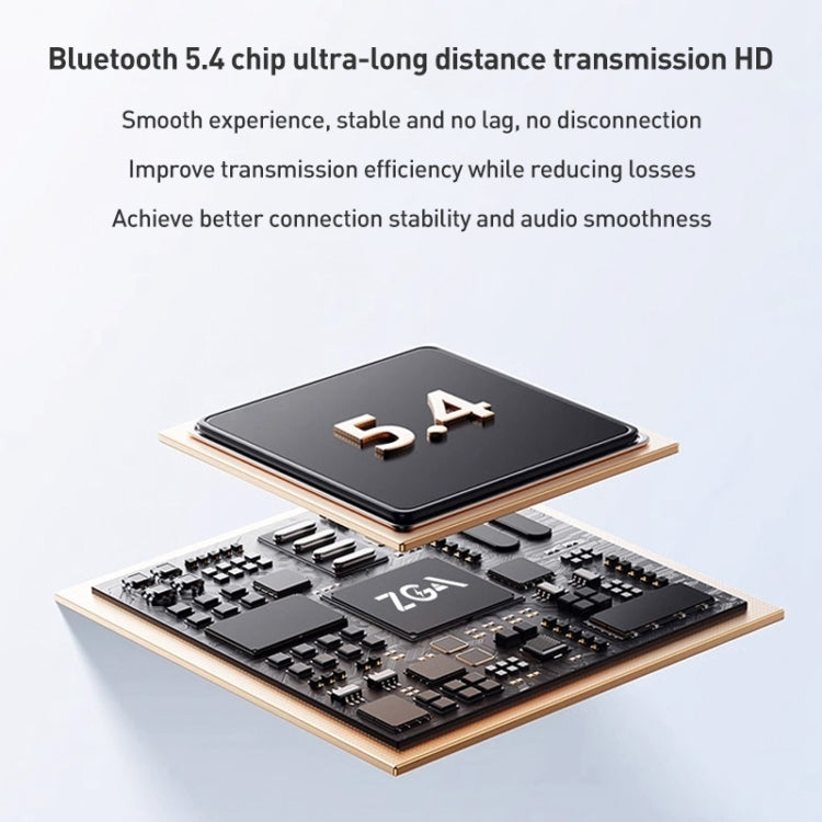 ZGA Symphony GS09S Air Conduction TWS Bluetooth Earphone(White)