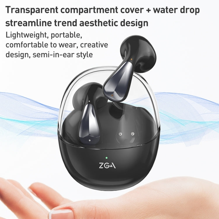 ZGA GS11 Amber True Wireless Bluetooth Earphone(Beige)
