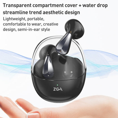 ZGA GS11 Amber True Wireless Bluetooth Earphone(Beige)