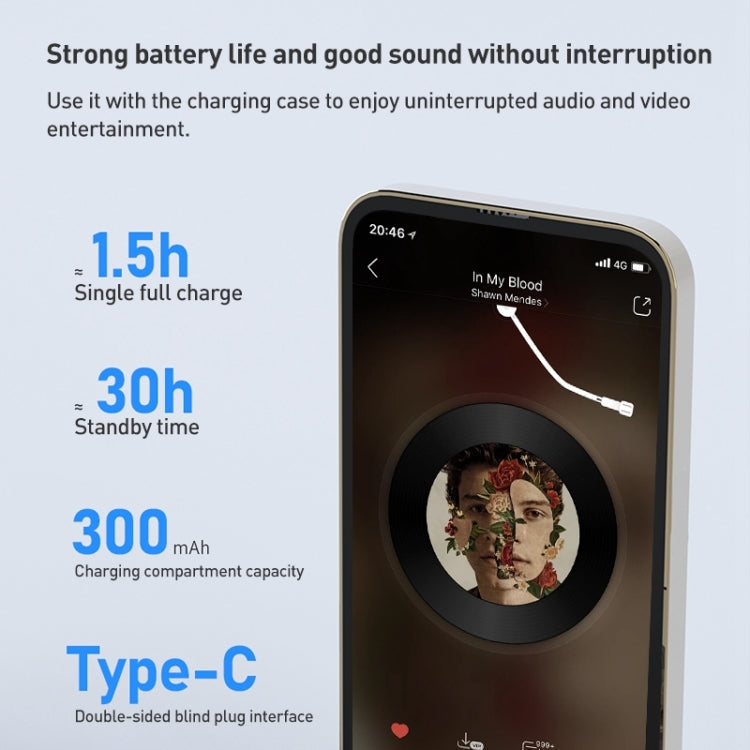ZGA GS11 Amber True Wireless Bluetooth Earphone(Beige)