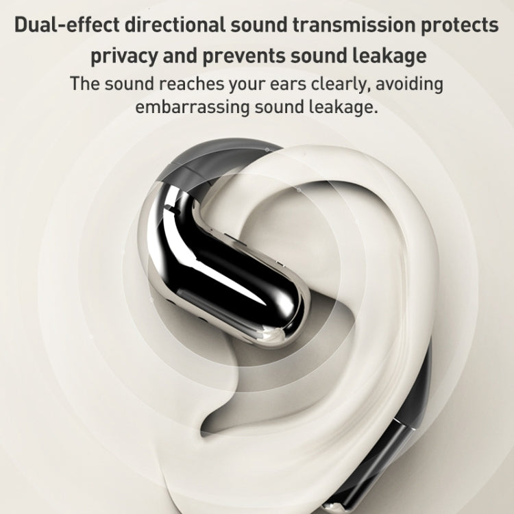 ZGA GS13 Phantom Open Wireless Bluetooth Earphone(Beige)