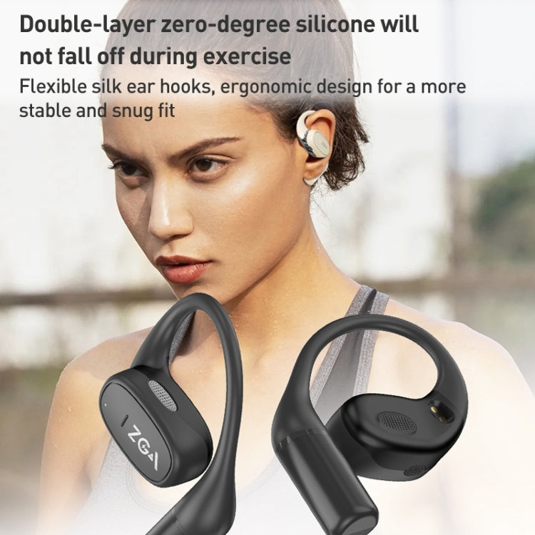 ZGA GS15 Ear-mounted Wireless Bluetooth Earphone(Beige)
