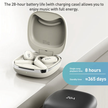ZGA GS15 Ear-mounted Wireless Bluetooth Earphone(Beige)