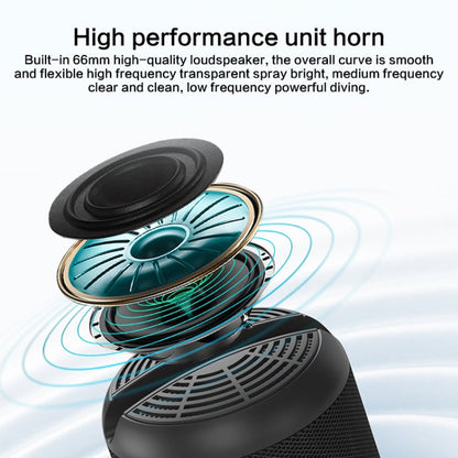 ZGA PZ002 Desktop Stand Bluetooth Speaker(Black)