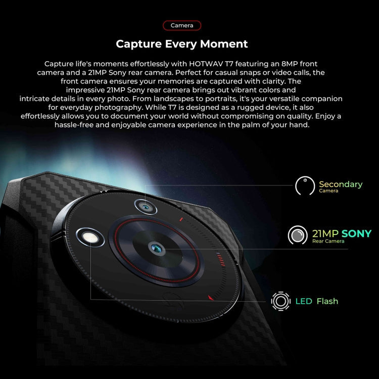 [HK Warehouse] HOTWAV T7 Rugged Phone, 4GB+128GB, 6280mAh, 6.52 inch Android 13 MT8788 Octa Core, Network: 4G, OTG(Red)