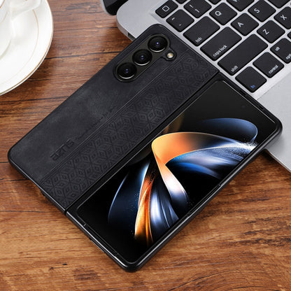 For Samsung Galaxy Z Fold6 AZNS 3D Embossed Skin Feel Phone Case(Black)