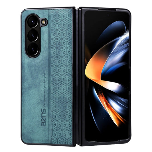 For Samsung Galaxy Z Fold6 AZNS 3D Embossed Skin Feel Phone Case(Green)