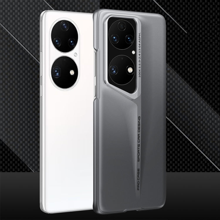 For Huawei P50 Pro GKK Blade Ultra-thin Full Coverage Phone Case(Grey)