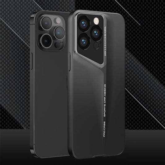 Pour iPhone 14 Pro Max GKK Blade coque de téléphone ultra-mince à couverture complète (noir)