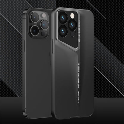 For iPhone 15 Pro GKK Blade Ultra-thin Full Coverage Phone Case(Black)