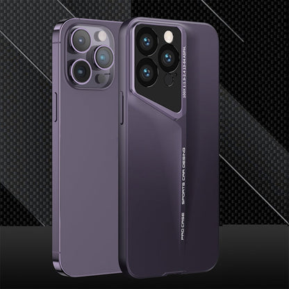 For iPhone 15 Pro GKK Blade Ultra-thin Full Coverage Phone Case(Purple)