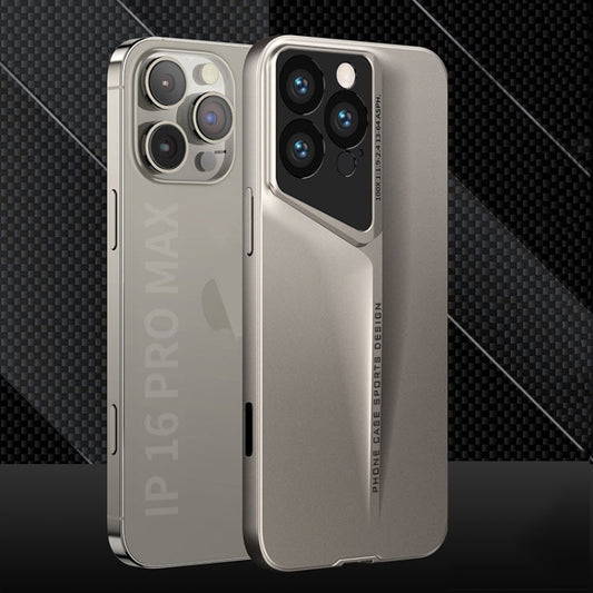For iPhone 16 Pro Max GKK Blade Ultra-thin Full Coverage Phone Case(Gold)