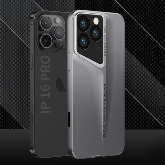 For iPhone 16 Pro GKK Blade Ultra-thin Full Coverage Phone Case(Grey)