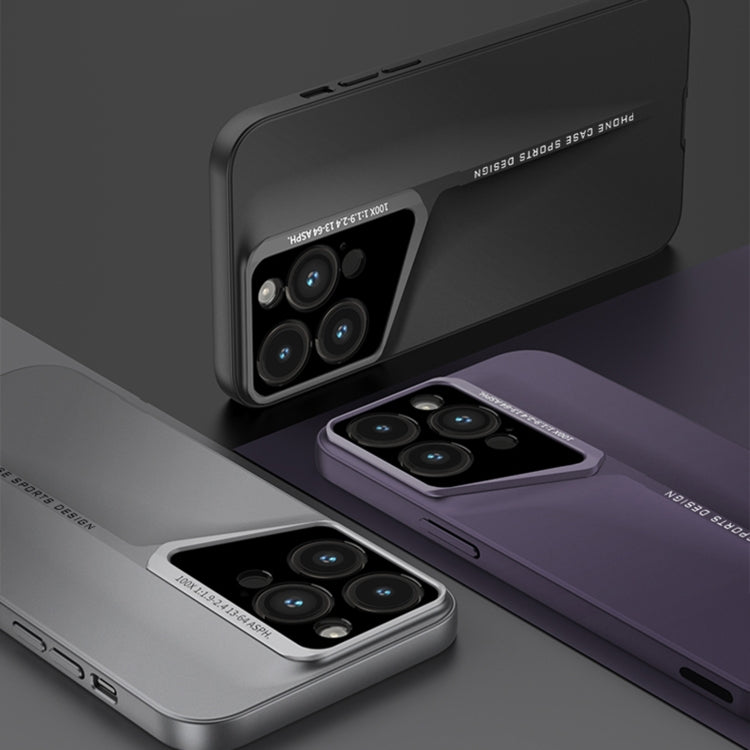 For iPhone 16 GKK Blade Ultra-thin Full Coverage Phone Case(Grey)