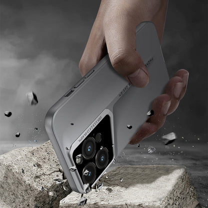 For iPhone 16 GKK Blade Ultra-thin Full Coverage Phone Case(Grey)