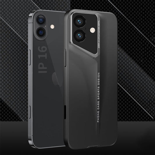 For iPhone 16 Plus GKK Blade Ultra-thin Full Coverage Phone Case(Black)