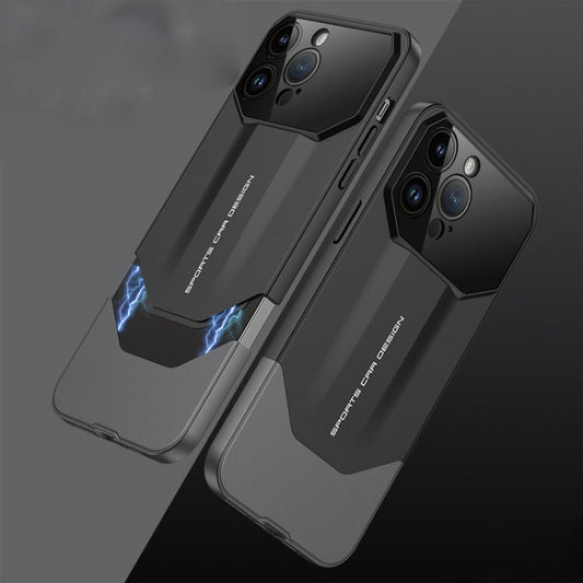 Pour iPhone 14 Pro Max GKK Imitation Ultimate Design Coque de Téléphone Antichoc Tout Compris (Noir)