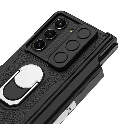 For Samsung Galaxy Z Fold5 GKK Integrated Magnetic Armor Full Coverage Phone Case(Brushed Texture)