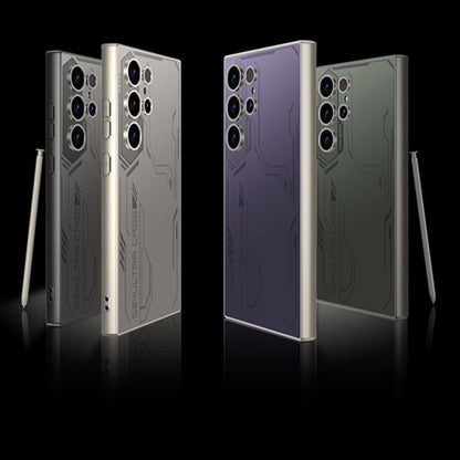 For Samsung Galaxy S24 Ultra 5G GKK AG Craft Skin Feel Exploration Edition Full Coverage Phone Case(Grey)