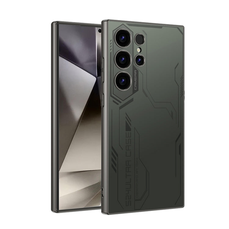 For Samsung Galaxy S24 Ultra 5G GKK AG Craft Skin Feel Exploration Edition Full Coverage Phone Case(Green)