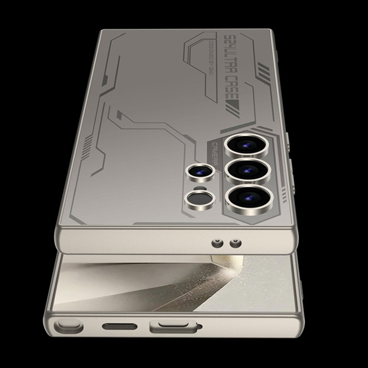 For Samsung Galaxy S24 Ultra 5G GKK AG Craft Skin Feel Exploration Edition Full Coverage Phone Case(Green)