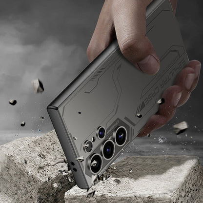 For Samsung Galaxy S23 Ultra 5G GKK AG Craft Skin Feel Exploration Edition Full Coverage Phone Case(Purple)